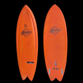 5'8 STRETCH SURFBOARDS TWIN FISH