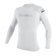 O'NEILL YOUTH BASIC SKINS L/S RASH GUARD.
