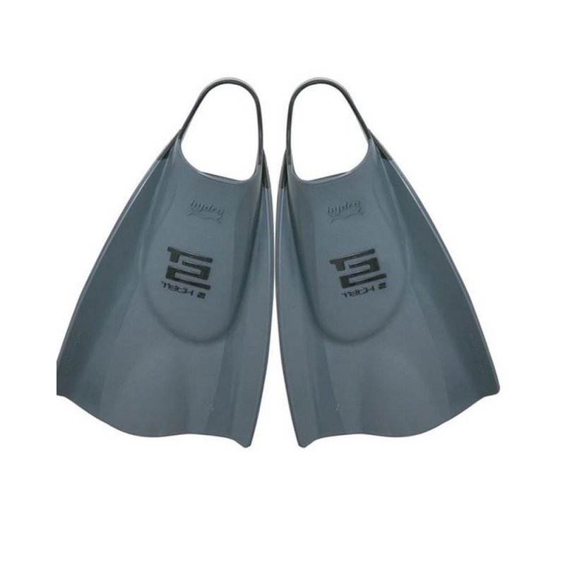 Hydro Tech 2 Gun/Grey fins: comfort and an asymmetrical foot pocket